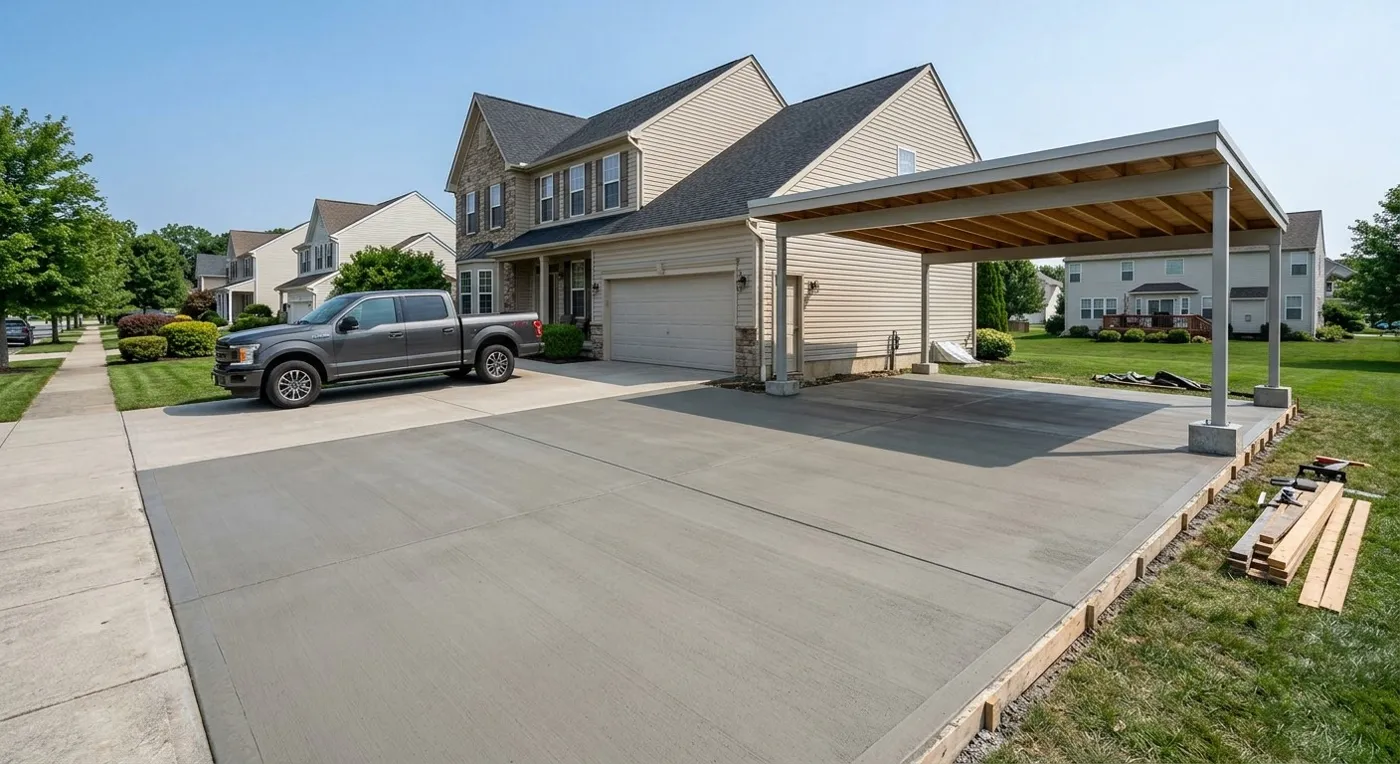House and Carport Slabs in San Bernardino, CA